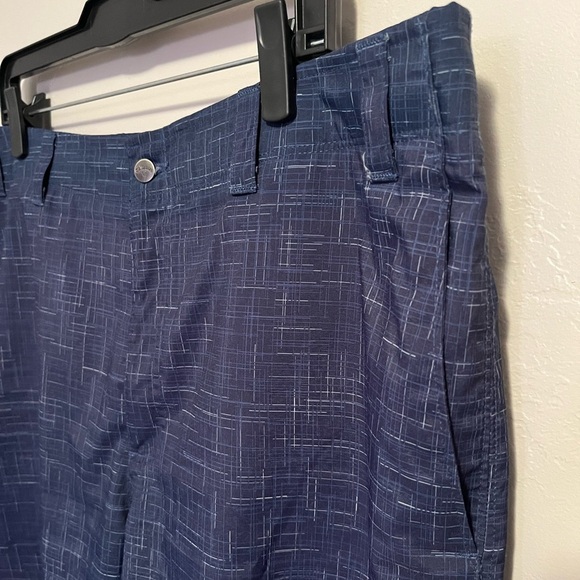 Callaway Blue Flat Front Golf Shorts - Picture 3 of 9